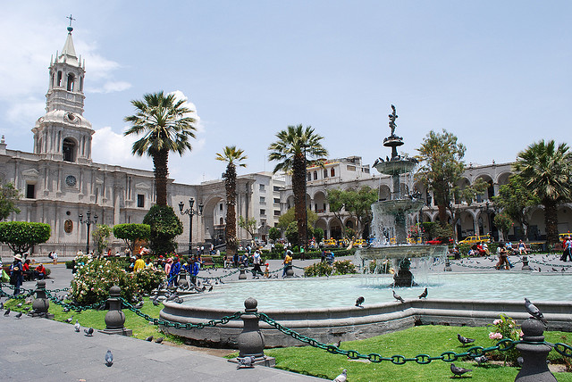 Plaza de Armas de Arequipa | © Ivan Mlinaric/Flickr