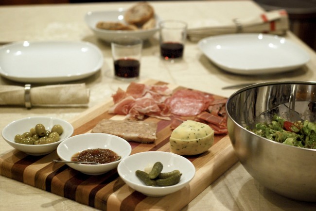 Cured Meat and Cheese © Lucia Sanchez 