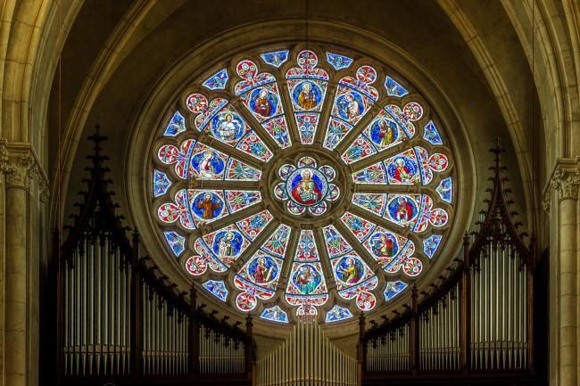 Radfenster der Herz-Jesu-Kirche in Graz © Manfred Moitzi/Flickr