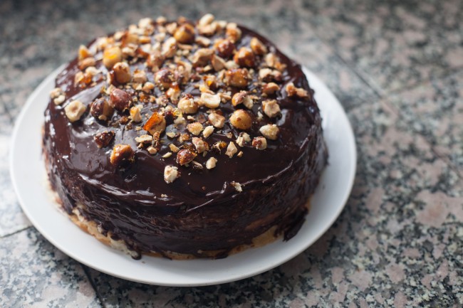 Chocolate hazelnut crepe cake | © Neil Conway/Flickr