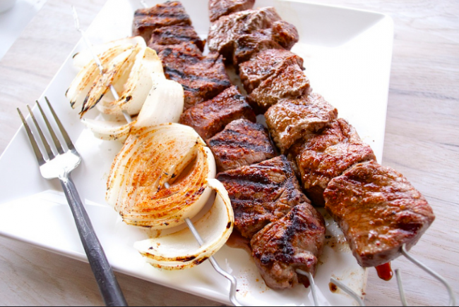 Beef Shish Kabob Recipe|©Caboose Spice & Company 