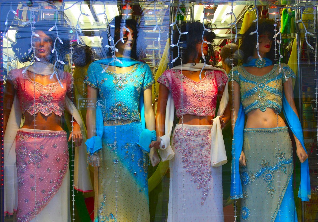 Saris in Window © Don Gunn 