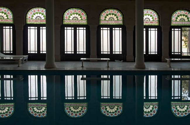 "Indoor Pool at the Lalgarh Palace, Bikaner" © Sandra Cohen-Rose and Colin Rose/Wikicommons