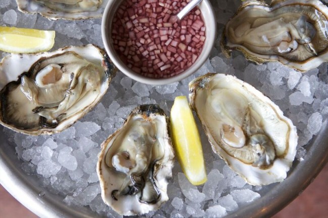 Oysters | Courtesy of The Lucky Onion