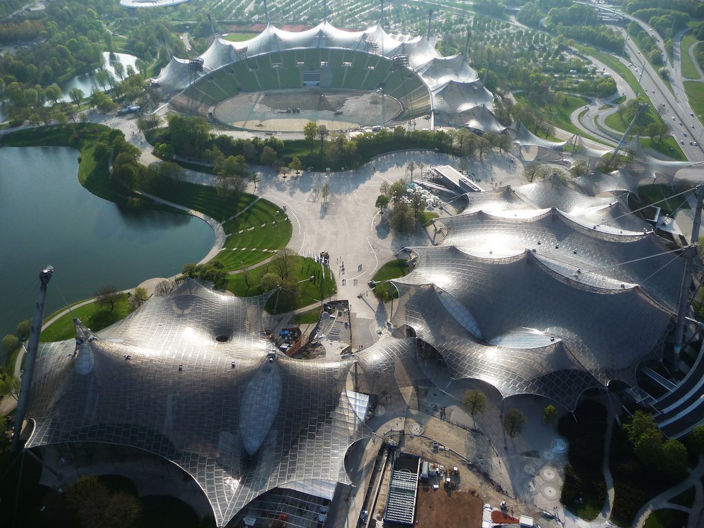 Frei Otto - Roofing for main sports facilities in the Munich Olympic Park