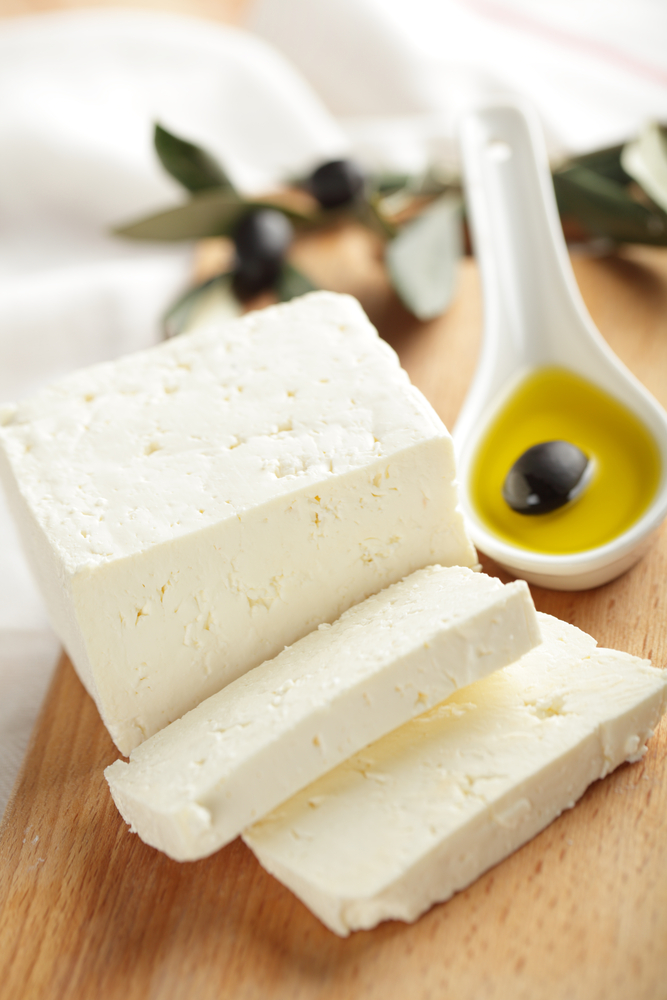 What animal does feta come from