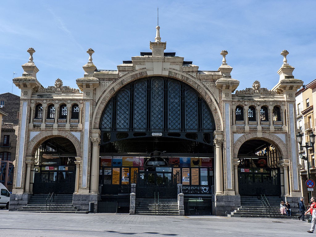 Mercado Central, Zaragoza | ©FRANCIS RAHER / Wikimedia Commons