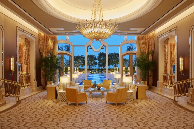 Garden villa living room at Wynn Palace | Courtesy of Wynn Resorts