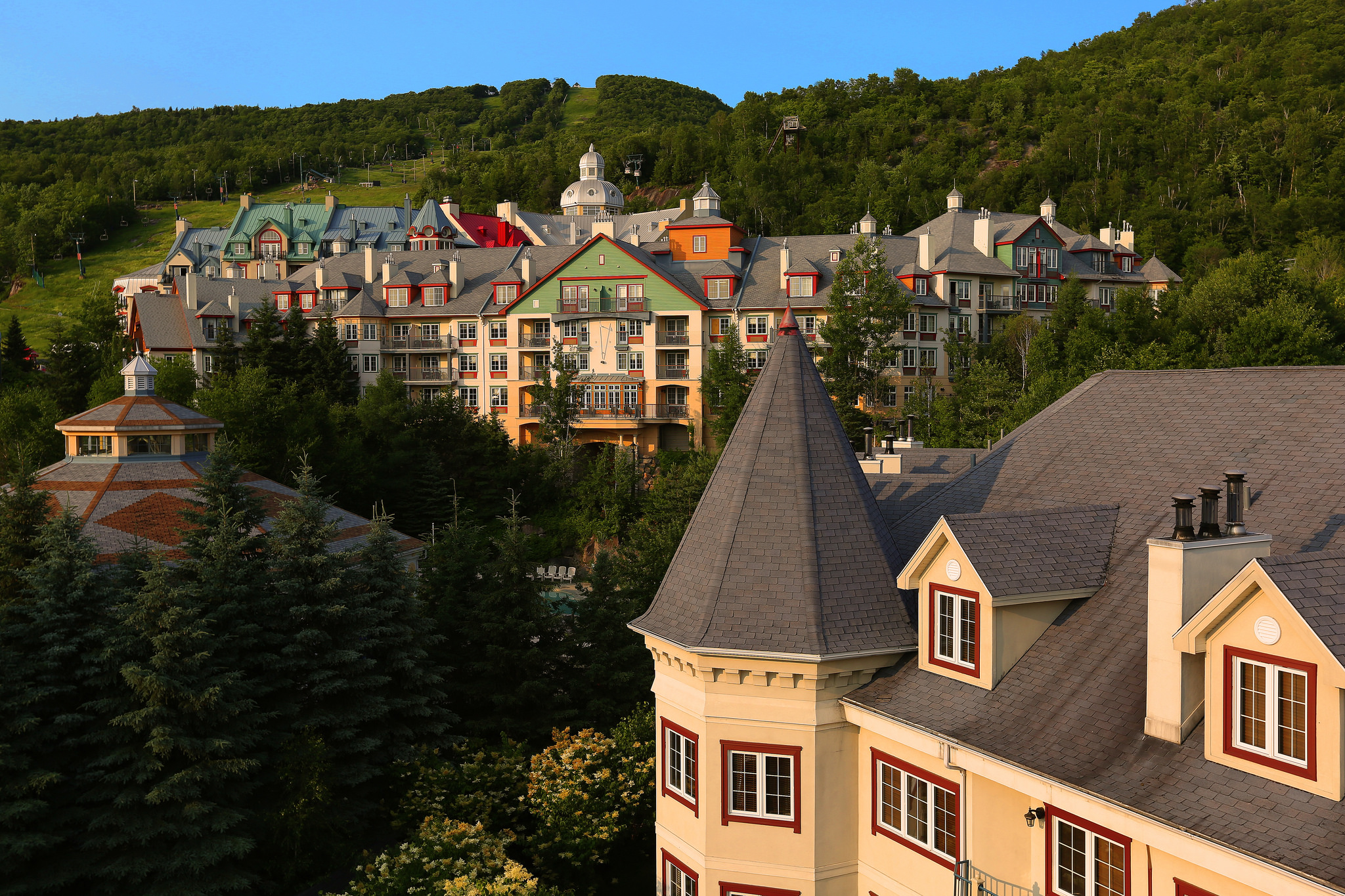 are dogs allowed in mont tremblant village