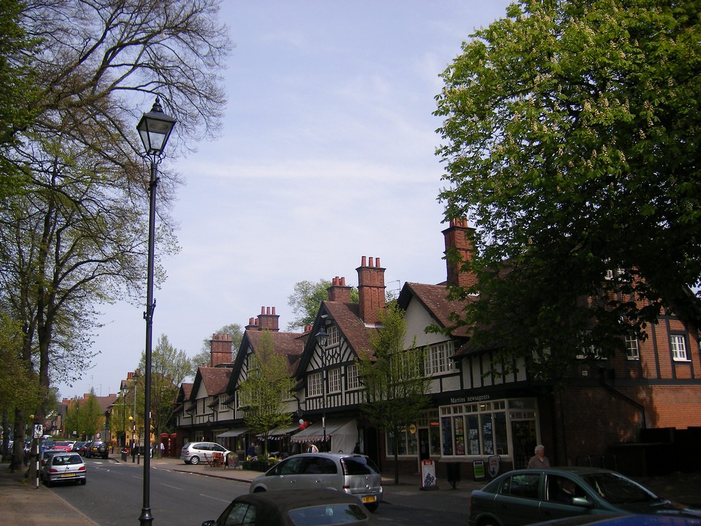 Bournville village green shops