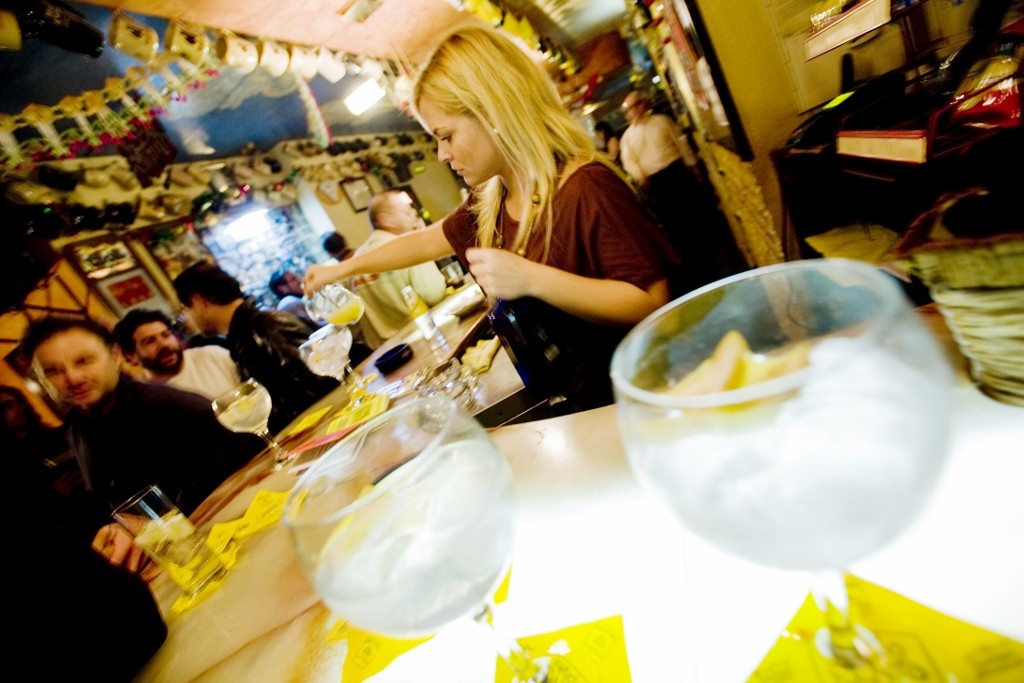 Many cafes in Valencia transform into bars after dark. Photo courtesy of Valencia Tourism