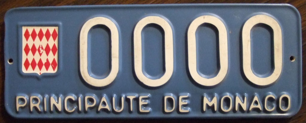 Monaco Car Number Plate | © Jerry "Woody" / Flickr 