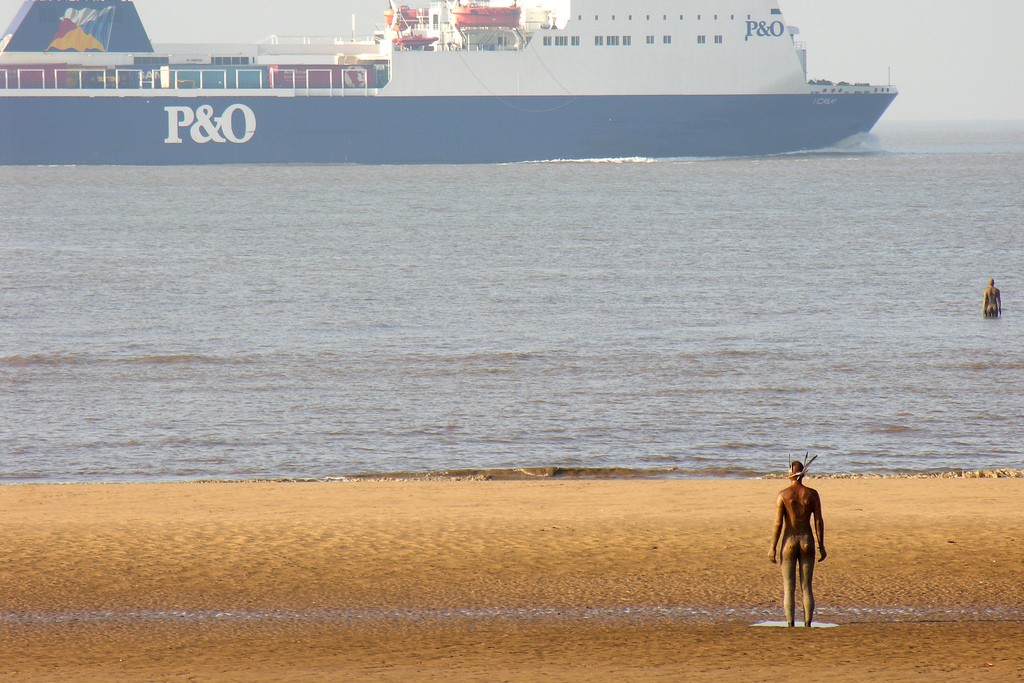 Anthony Gormley's 'Another Place - Crosby Beach