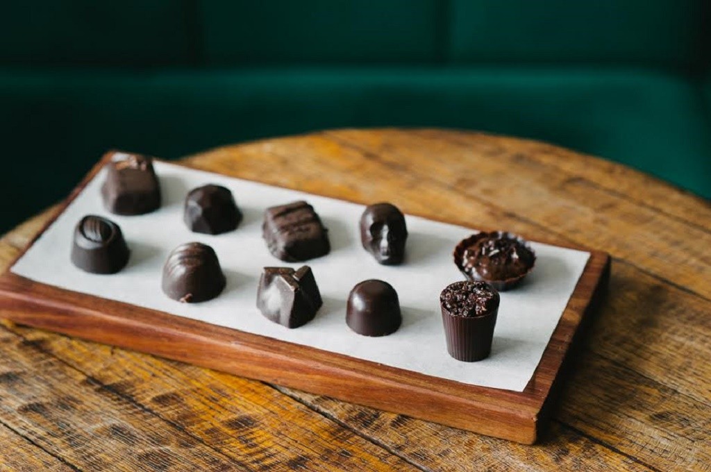 Interesting shaped truffles at Honest Chocolate © Courtesy of Honest Chocolate