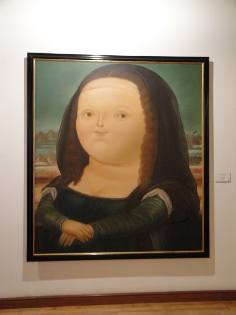 Botero's Mona Lisa Monalisa in the Botero Museum Bogota © Janeyhenning / Flickr 