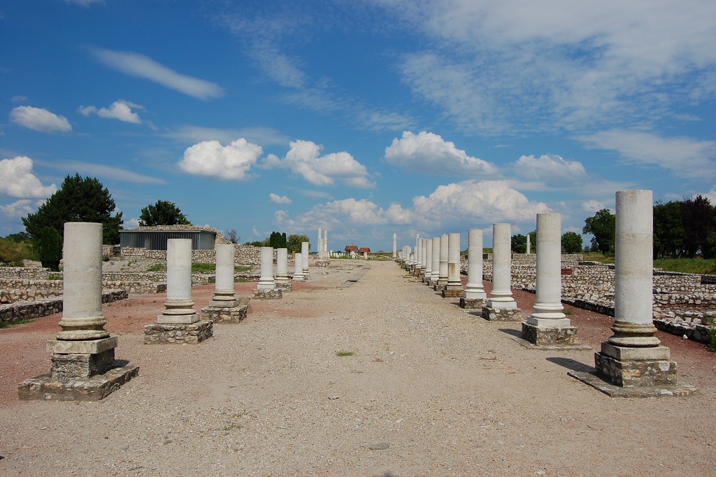 Hungarian archaeological park of Gorsium