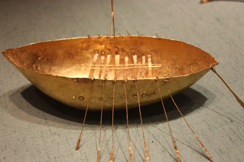 The Broighter Gold boat, National Museum of Ireland, Dublin | © Ardfern/WikiCommons