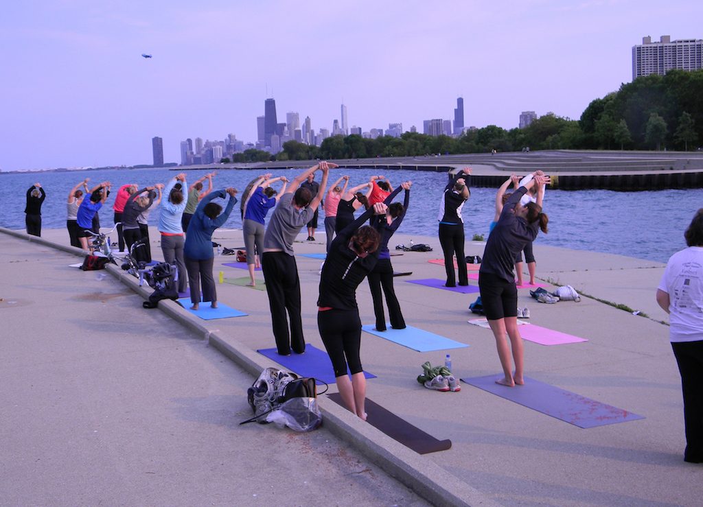 The Best Outdoor Workout Classes In Chicago