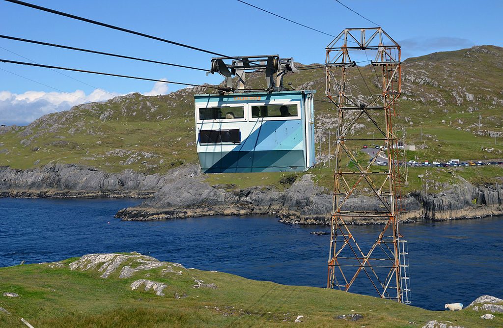 Cable car connecting the Beara Peninsula and Dursey in West Cork | © K. Jähne/WikiCommons