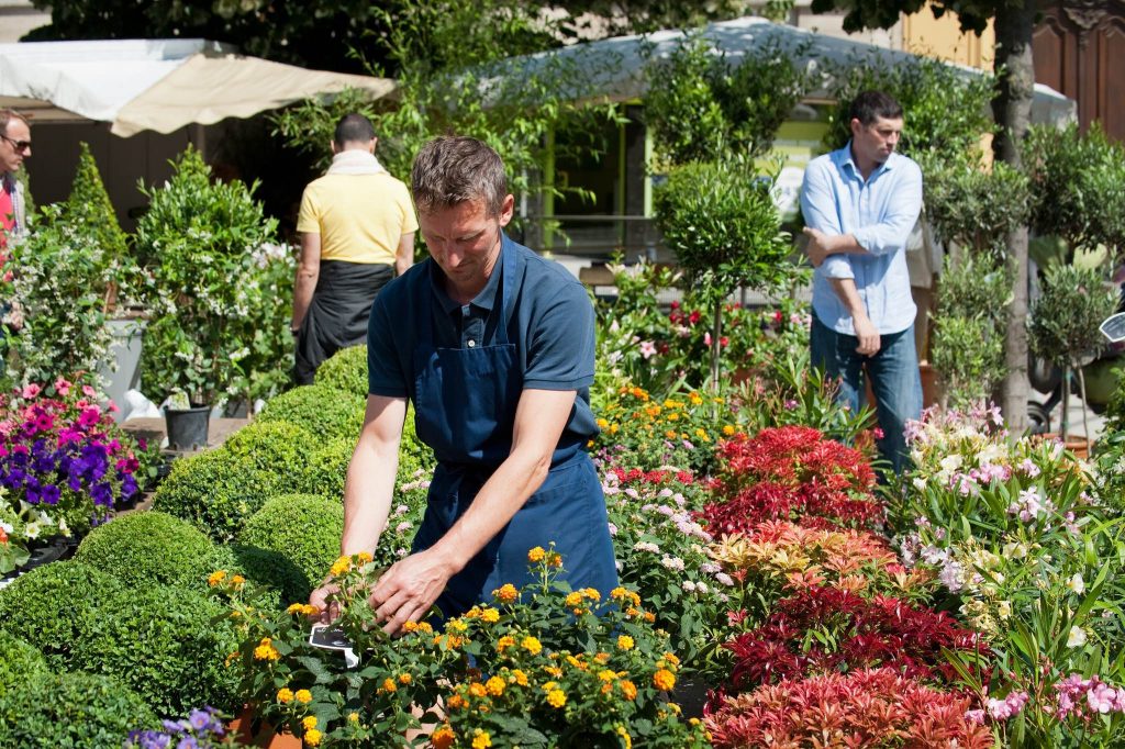 Sunday flower market on the Kouter | courtesy of Visit Ghent