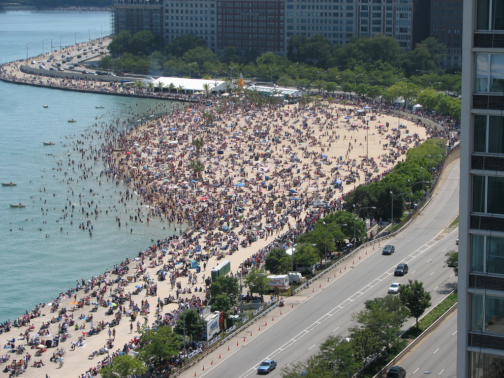 are dogs allowed on chicago beaches