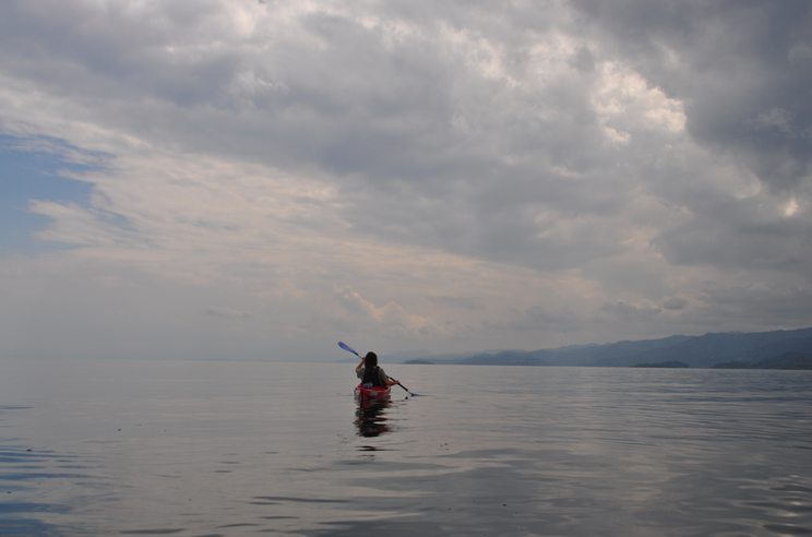 Kayaking Lake Kivu