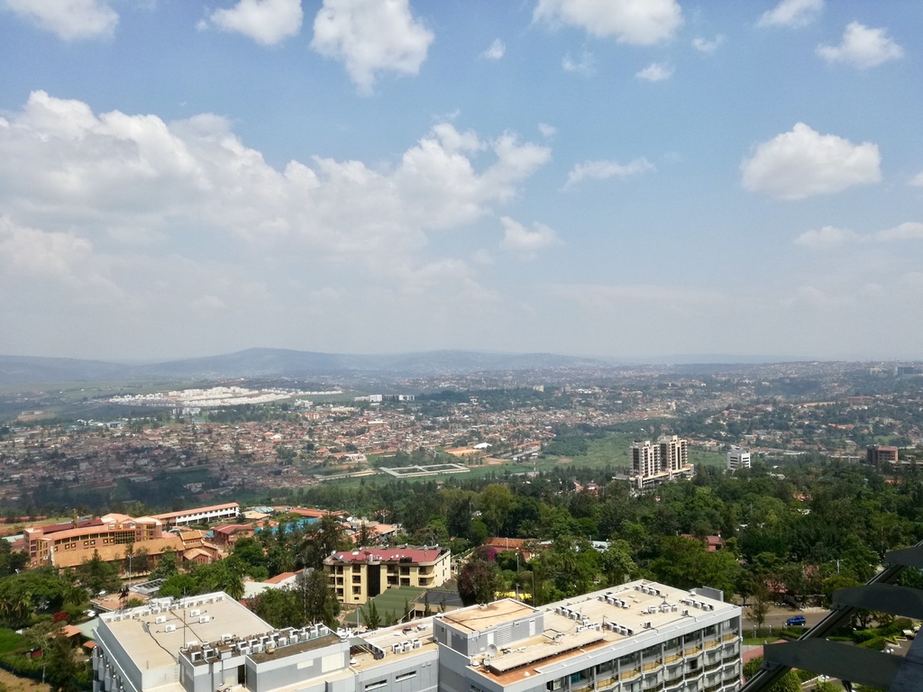View from the Ubumwe Grande Hotel