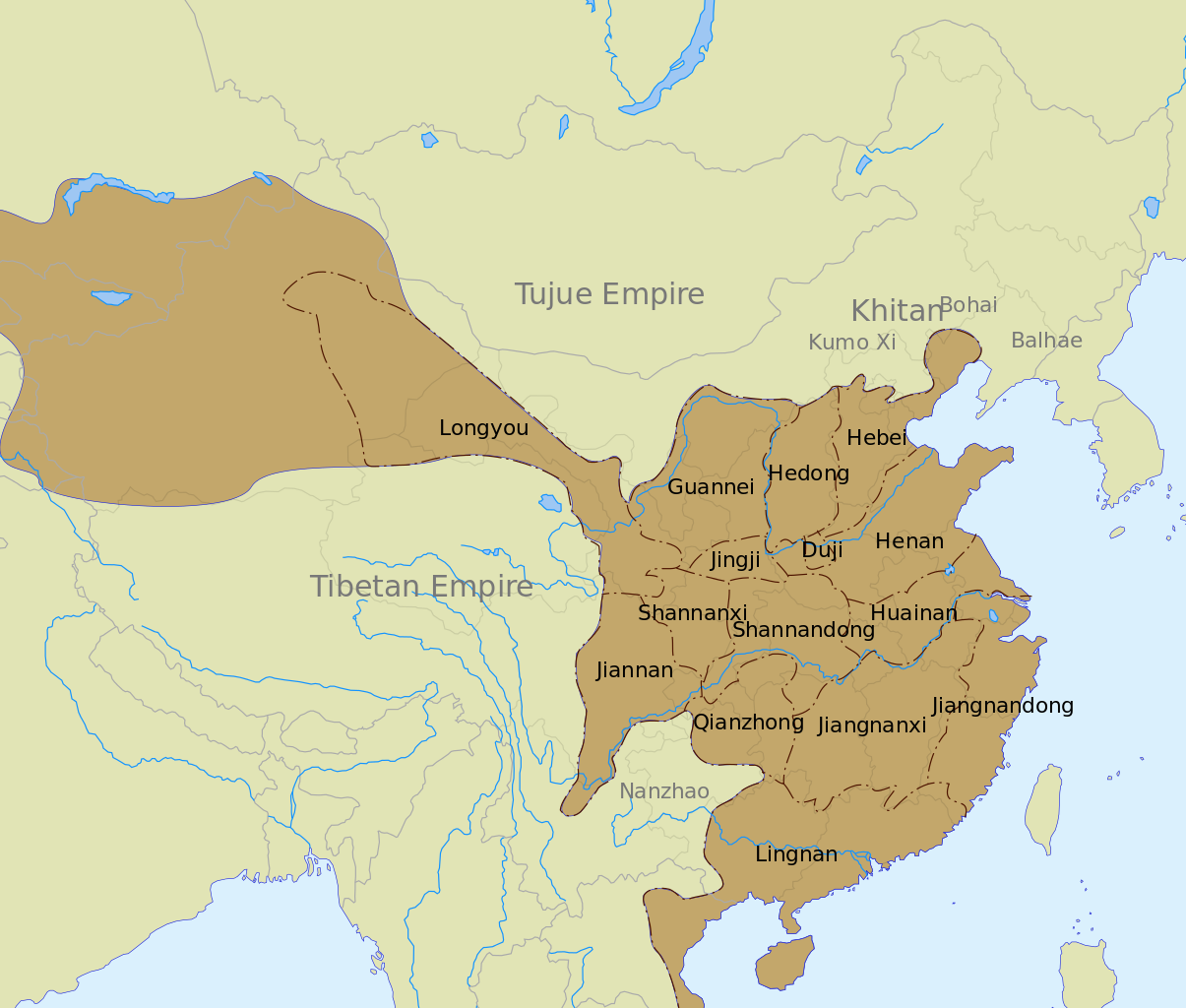 A Brief History of China: Tang Dynasty