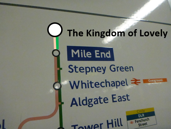 Kingdom of Lovely on tube map