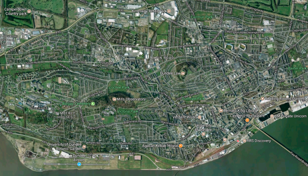 Map Of Dundee