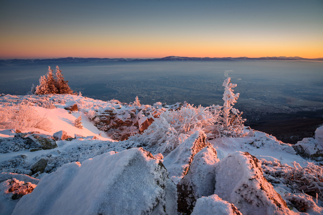 Frosty sunrise in Vitosha, Bulgaria | © Todor N Nikolov/Shutterstock