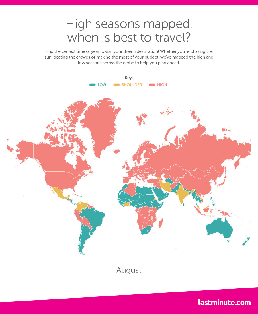 This Map Shows You Exactly When to Travel to Each Country