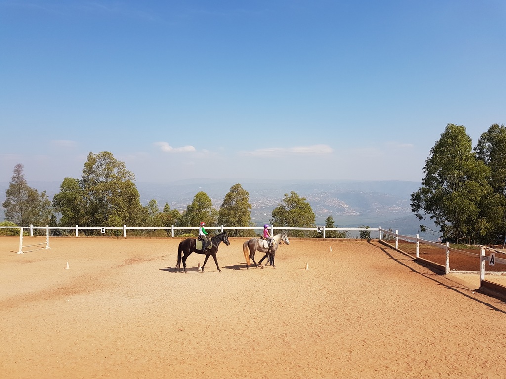 Horse riding on top of Mount Kigali | <a href="https://www.facebook.com/askannetterwanda/" target="_blank" rel="noopener">Courtesy of Living in Rwanda – Ask Annette</a>