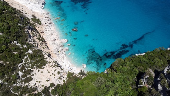 Coast Sardinia Sea Mediterranean Turquoise Beach