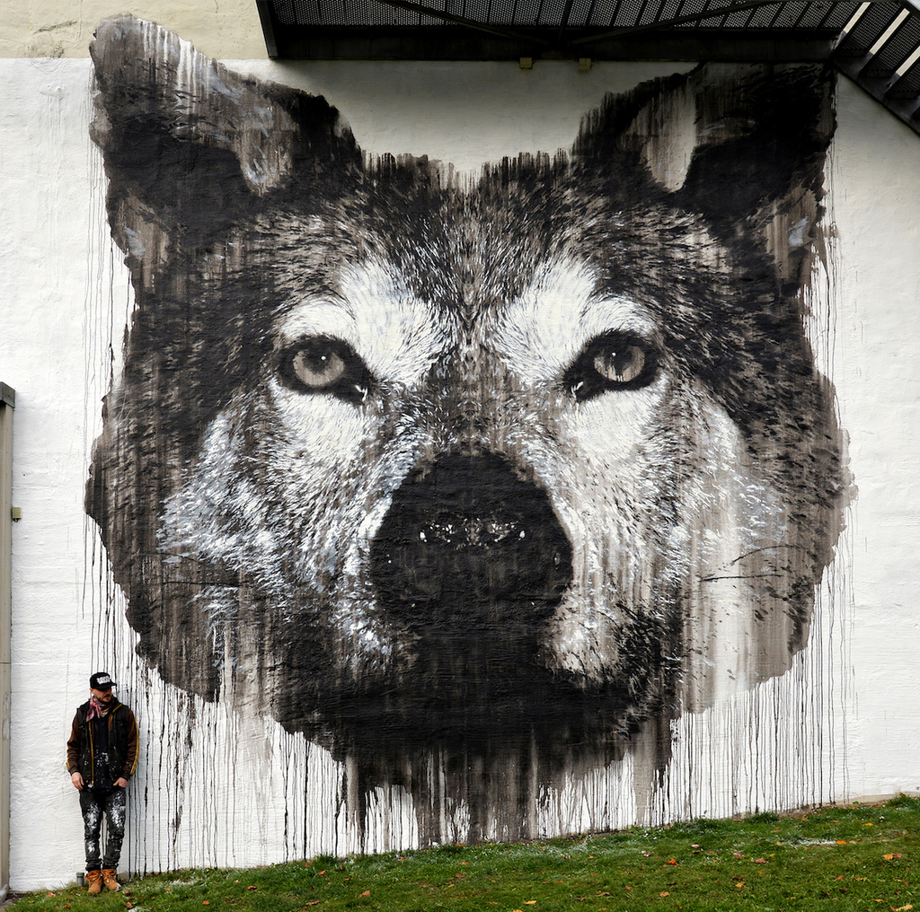 The Grey Wolf (2017) by Jussi TwoSeven | Courtesy of Jussi TwoSeven