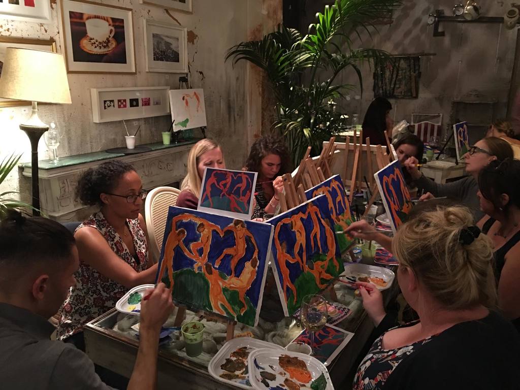 Paint & Wine at Alembic | © Courtesy of Lauren Lombardo