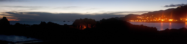 A Bonfire at Princess Bay