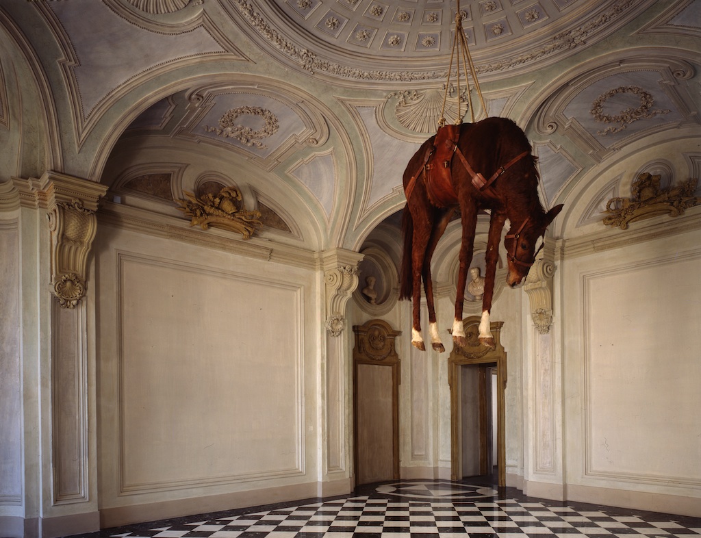 Maurizio Cattelan, 'Novecento (1900)' (1997) at Castello di Rivoli | Courtesy Castello di Rivoli Museo d’Arte Contemporanea Photo: Paolo Pellion