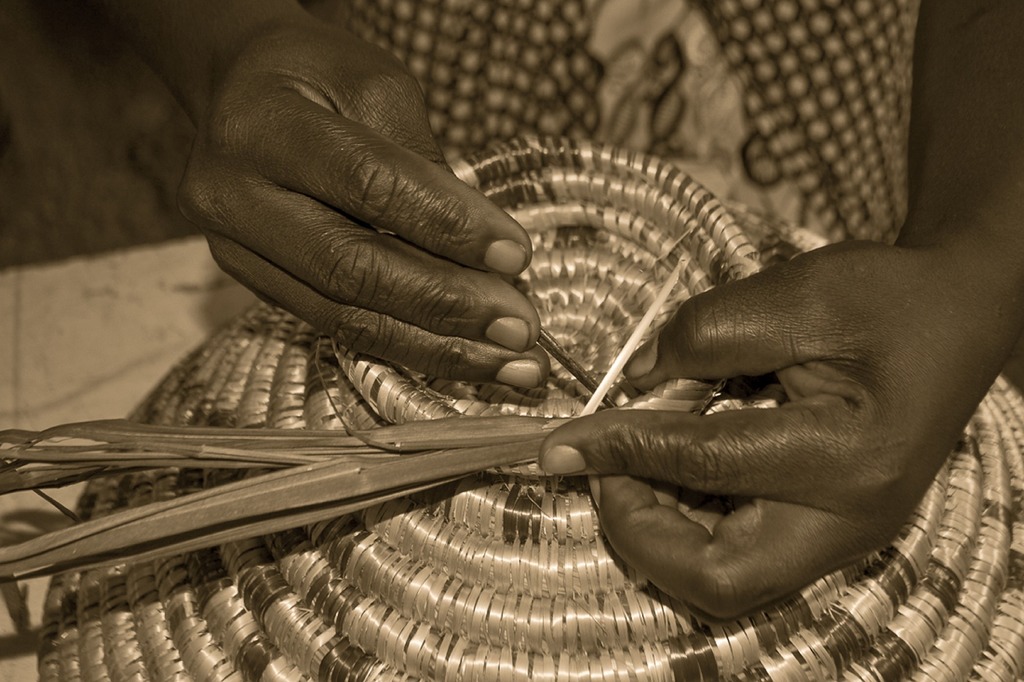 Basket weaving