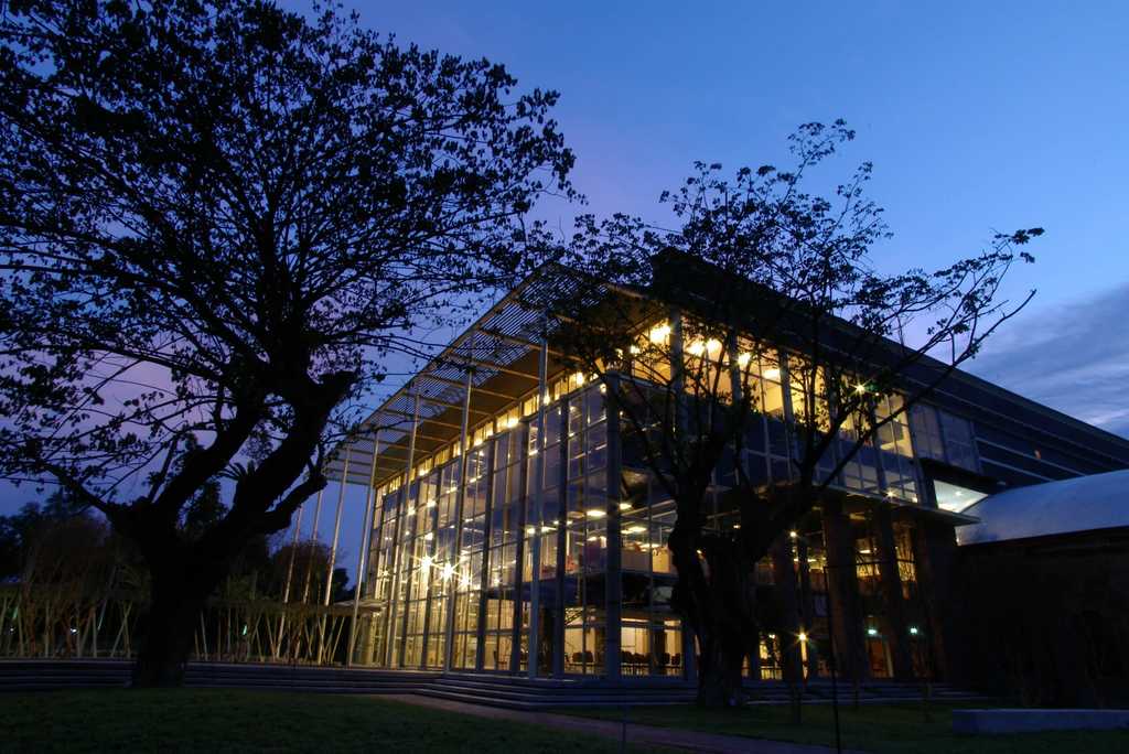 Dusk at KLPac