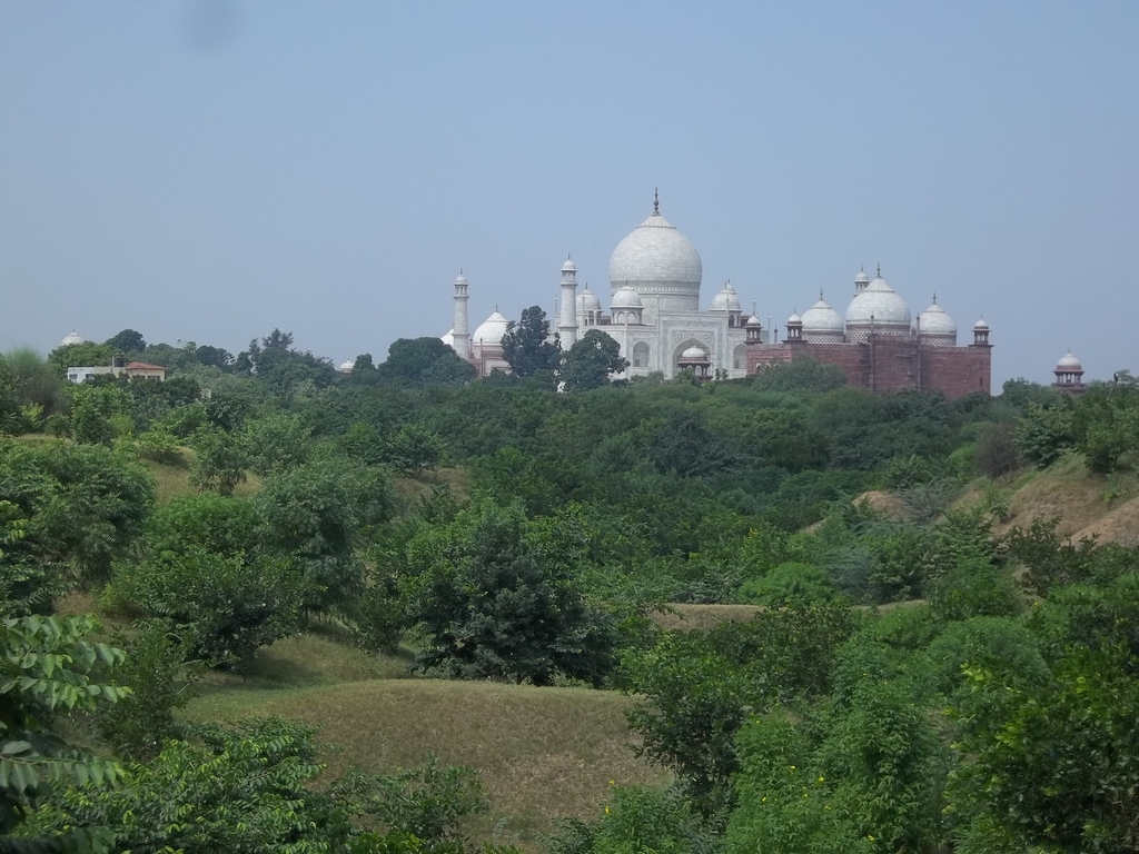 Taj Mahal from Nature Walk Trail