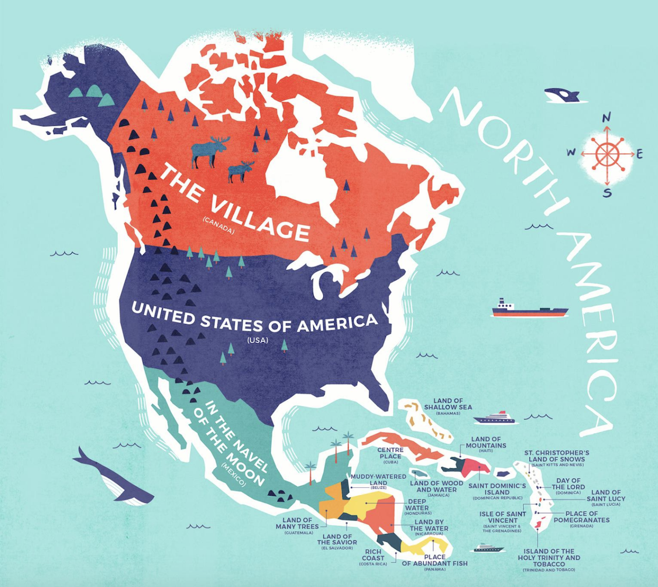 This Enlightening Map Shows The Literal Meaning Of Every Country S Name