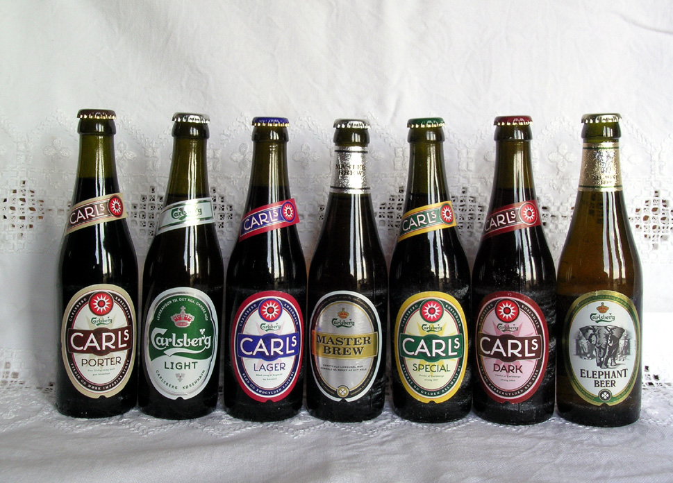 Microbrewery beer label from Hong Kong Carlsberg 