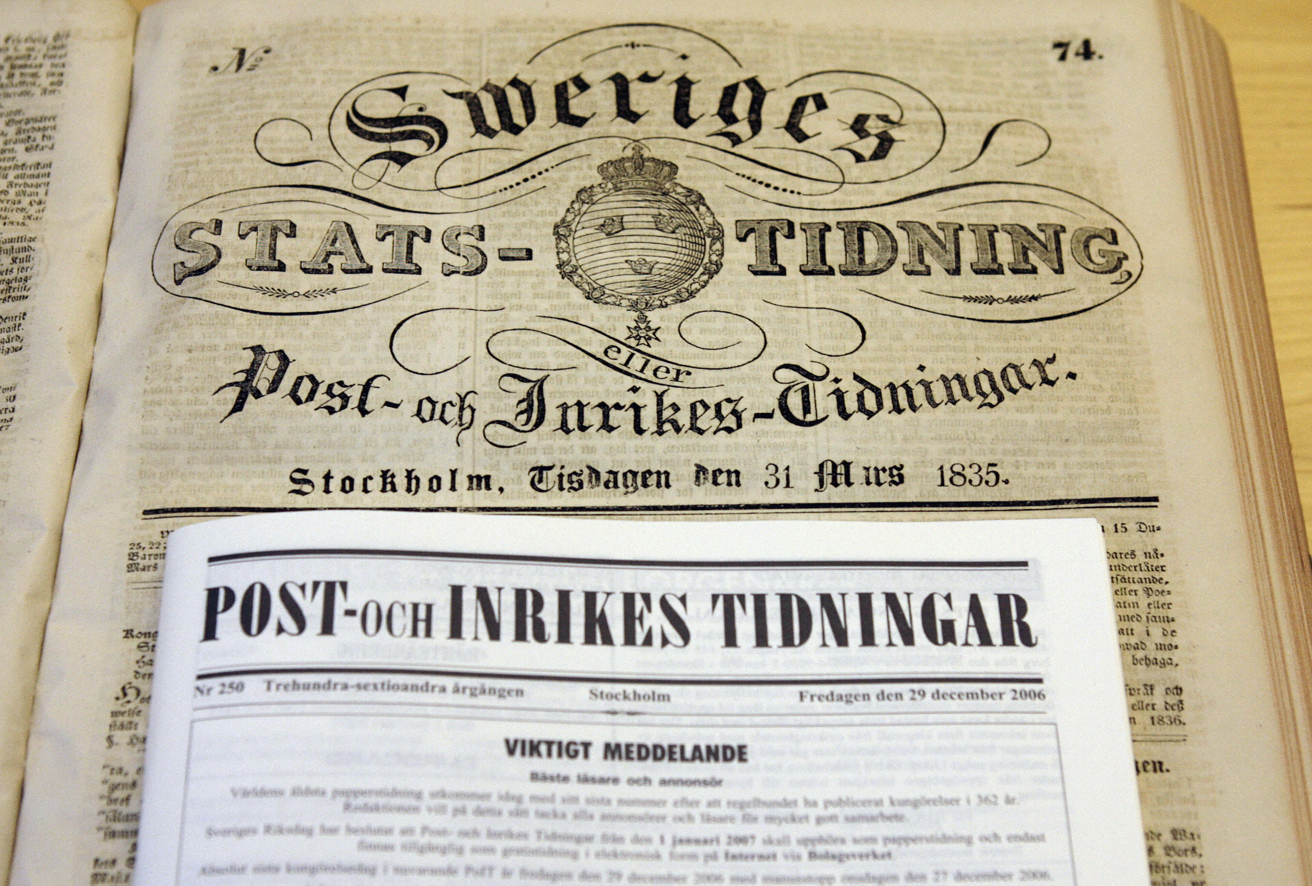 The Oldest Newspapers in the World