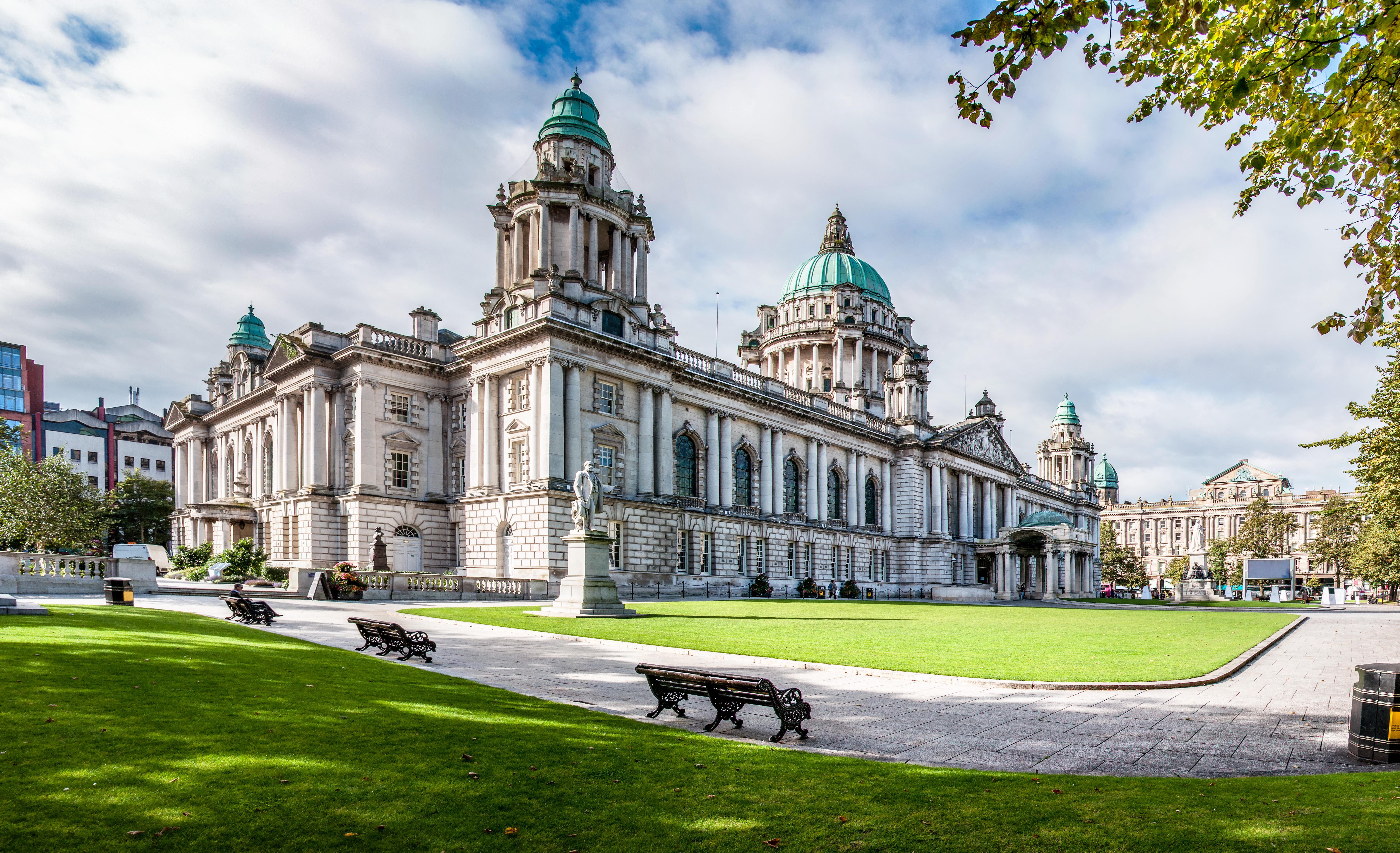 Belfast City Hall in Northern Ireland, UK